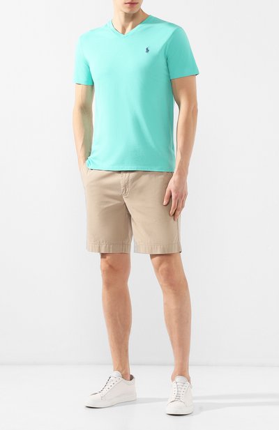 Хлопковая футболка  POLO RALPH LAUREN, арт. 710671453, фото 2