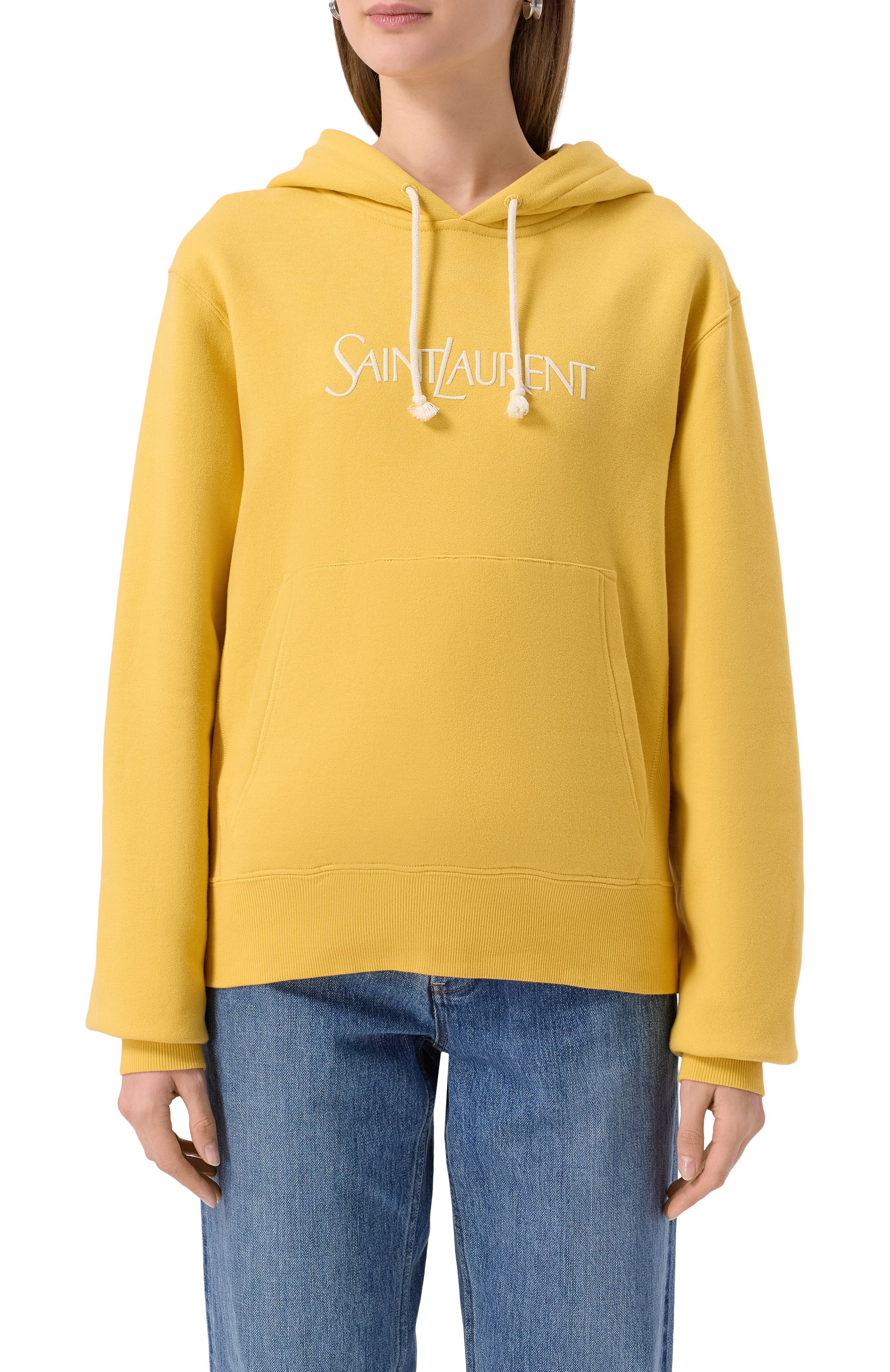 Хлопковое худи SAINT LAURENT, арт. 779611/Y36SW, фото 3