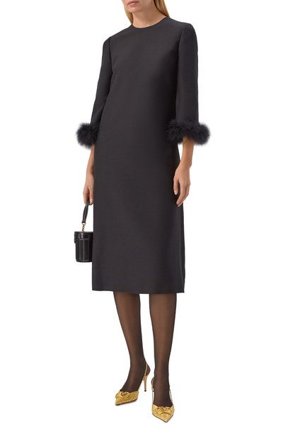 Текстильные туфли vlogo signature 80 VALENTINO золотого цвета по цене 118000 руб., арт. 8W2S0R01/MRE, фото 3 Текстильные туфли vlogo signature 80 VALENTINO, арт. 8W2S0R01/MRE, фото 3