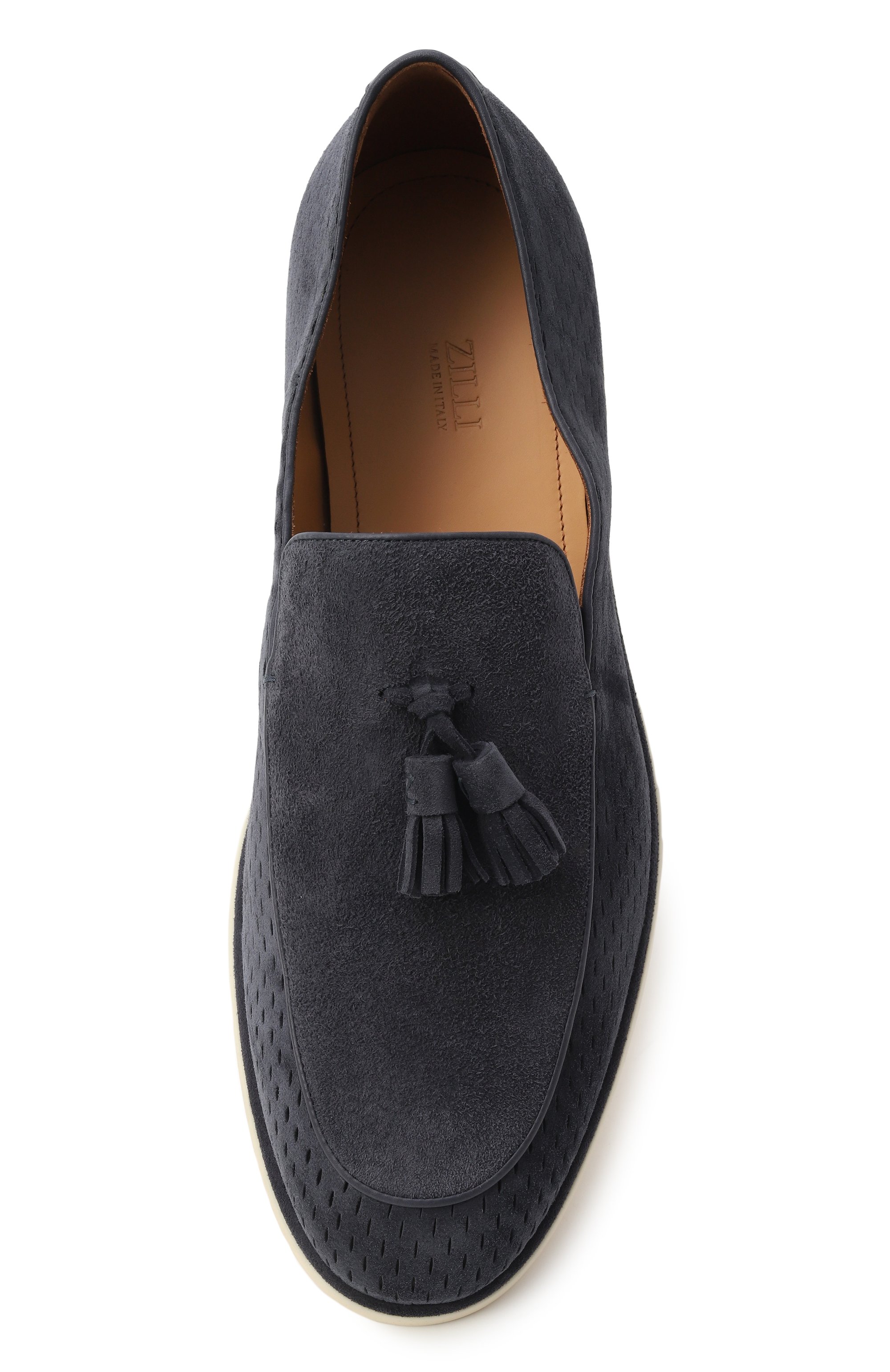 Замшевые лоферы ZILLI, арт. H0191BM1100VZTP03, фото 6