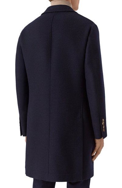 Шерстяное пальто BRUNELLO CUCINELLI темно-синего цвета по цене 615000 руб., арт. MY4969039, фото 4 Шерстяное пальто BRUNELLO CUCINELLI, арт. MY4969039, фото 4