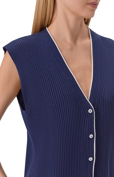 Шерстяной жилет KITON, арт. D61707, фото 5