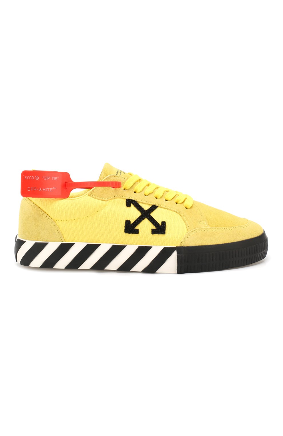 Замшевые кеды vulcanized OFF-WHITE, арт. 0MIA085E19C210476010, фото 6