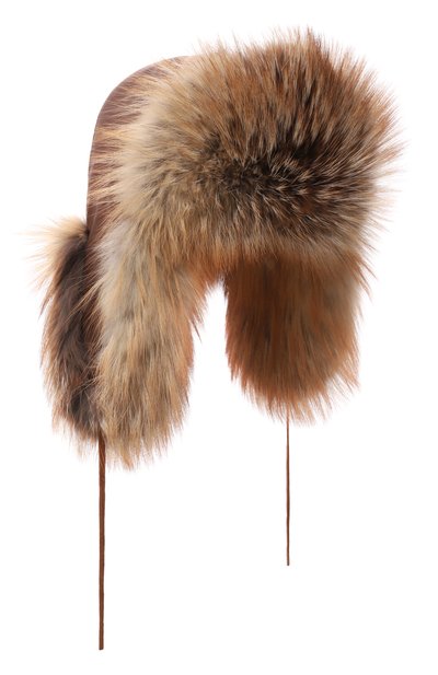Шапка-ушанка с отделкой из лисы FURLAND, арт. 0224809610077600219
