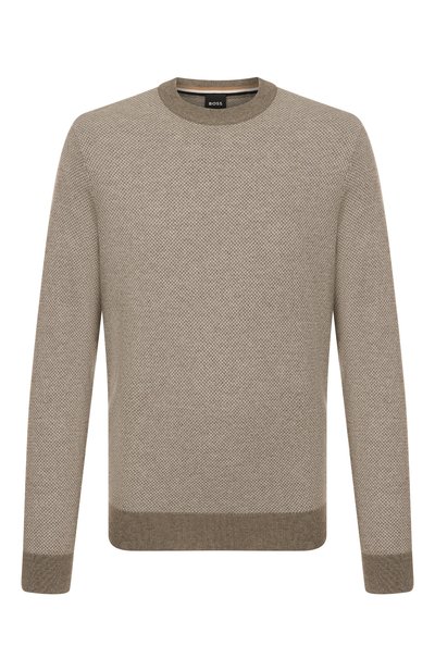 Мужской джемпер из шерсти и хлопка BOSS, арт. 50549986