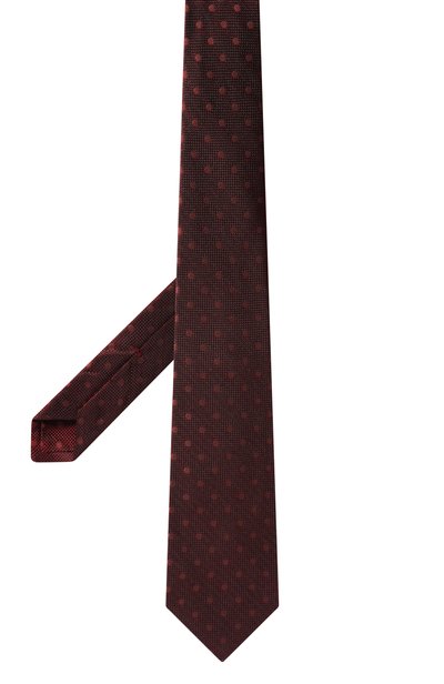 Шелковый галстук KITON бордового цвета по цене 41650 руб., арт. UCRVKPC02M91, фото 3 Шелковый галстук KITON, арт. UCRVKPC02M91, фото 3