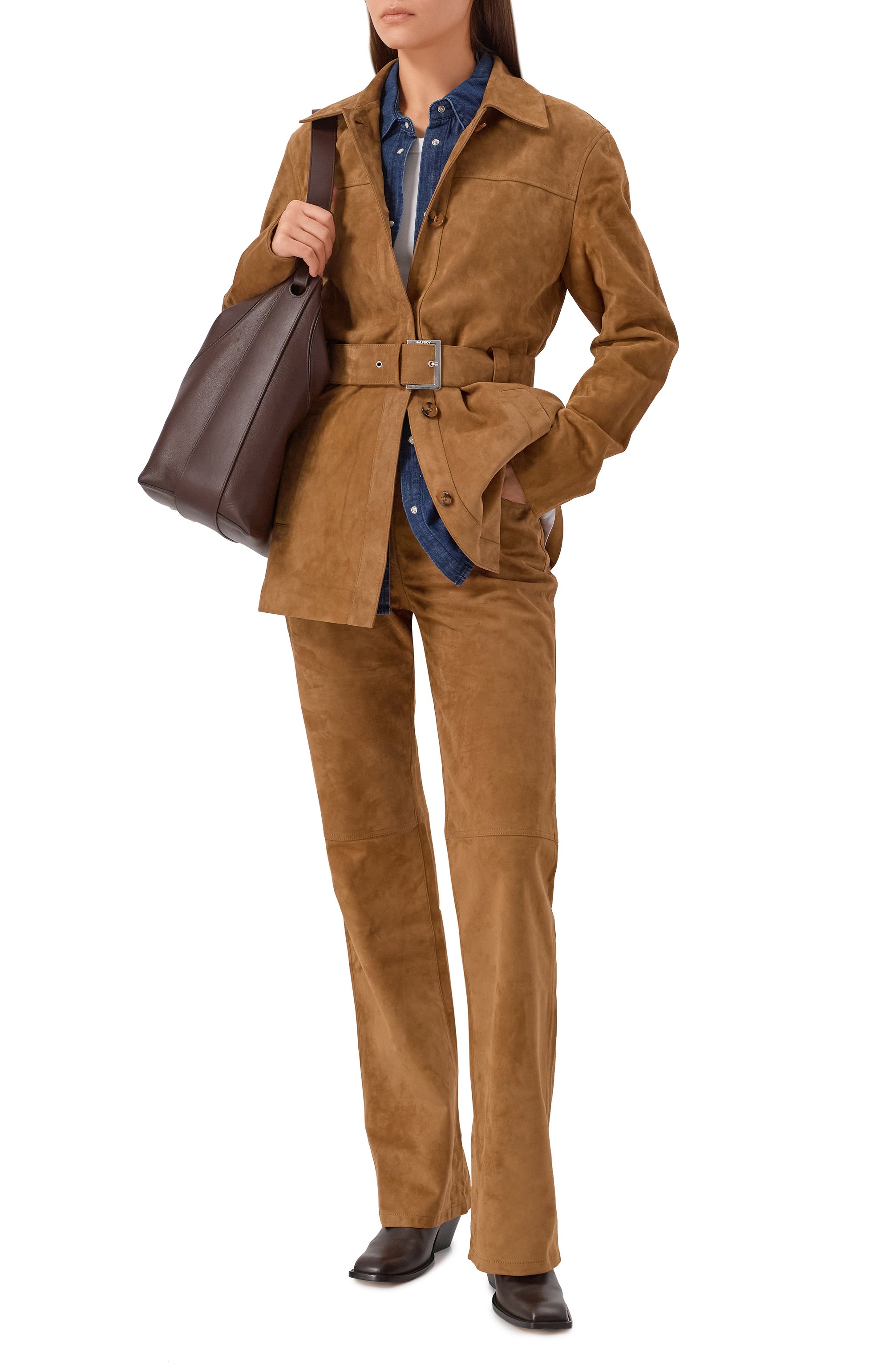 Замшевая куртка HALFBOY, арт. HF251WL019, фото 2