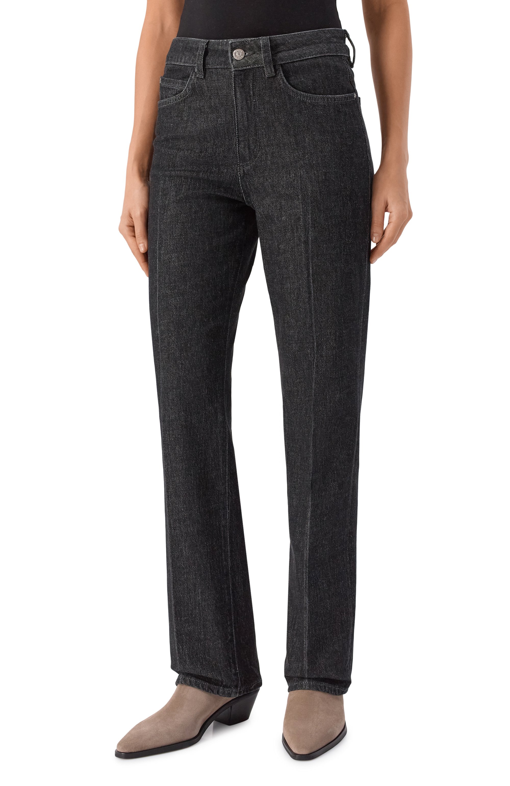 Джинсы BOSS темно-серого цвета по цене 23950 руб., арт. 50553324, фото 3 Джинсы BOSS, арт. 50553324, фото 3