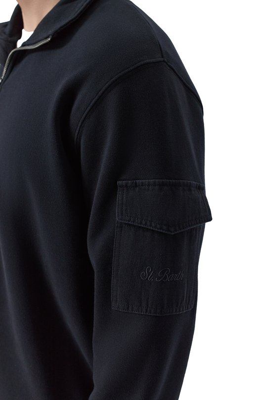 Хлопковый анорак MC2 Saint Barth THG0001-00208L/THIAG0 Чёрный  THG0001-00208L/THIAG0 Фото 5