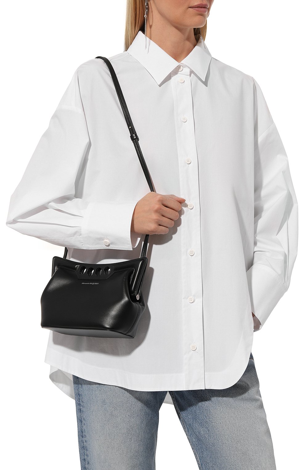 Сумка the peak mini ALEXANDER MCQUEEN, арт. 775908/1BLLI, фото 2