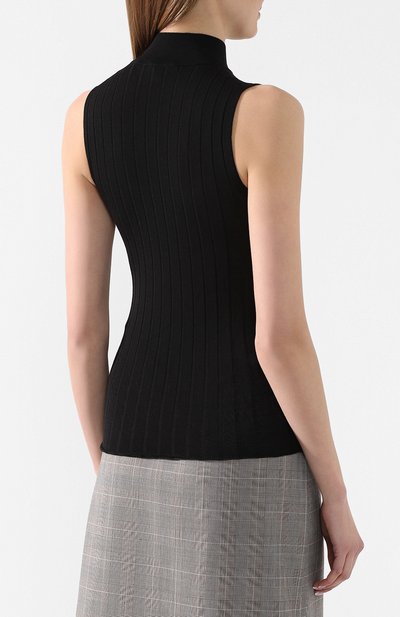 Топ из смеси кашемира и шелка PRADA, арт. P26341-1U0I-F0002, фото 4