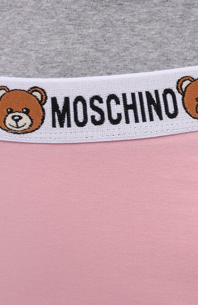 Хлопковые легинсы MOSCHINO розового цвета по цене 10700 руб., арт. A4311/9003, фото 5 Хлопковые легинсы MOSCHINO, арт. A4311/9003, фото 5