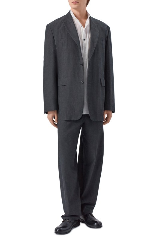 Хлопковая рубашка Undercover UP1F4401 Белый  UP1F4401 Фото 2