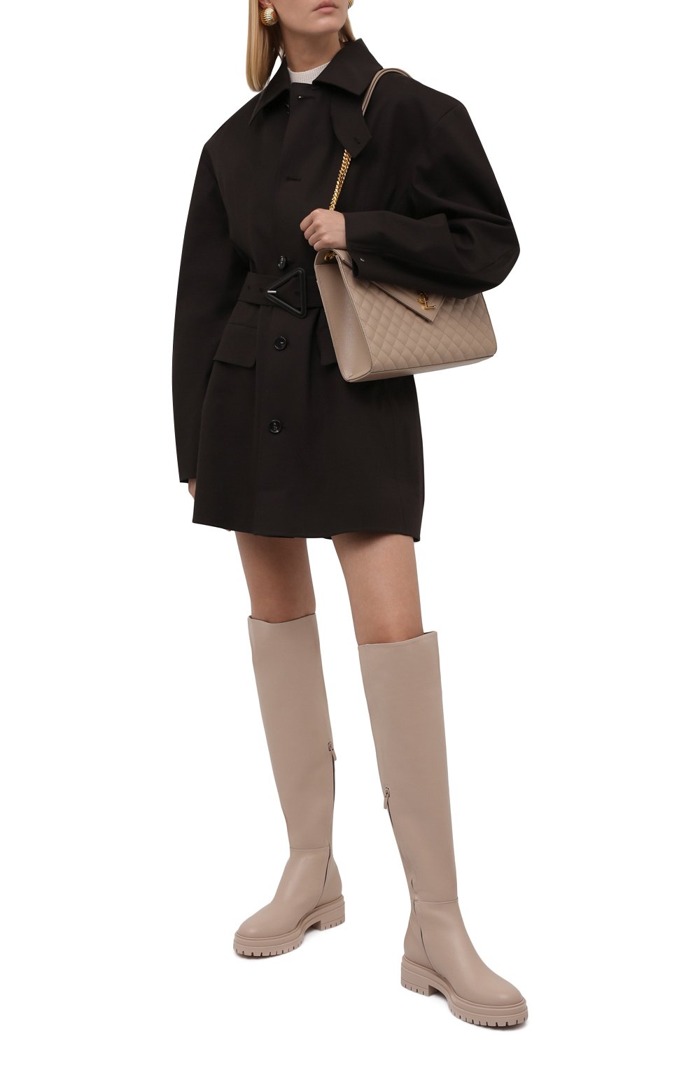 Кожаные сапоги quinn GIANVITO ROSSI, арт. G80355.20G0M.CLNM0US, фото 2