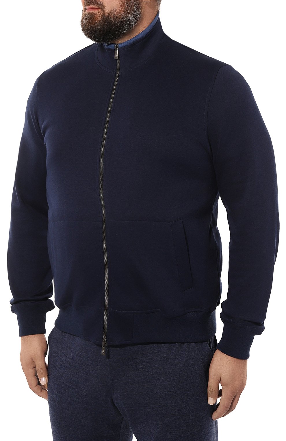 Хлопковая толстовка CAPOBIANCO, арт. MZIP.TS00./58-60, фото 3