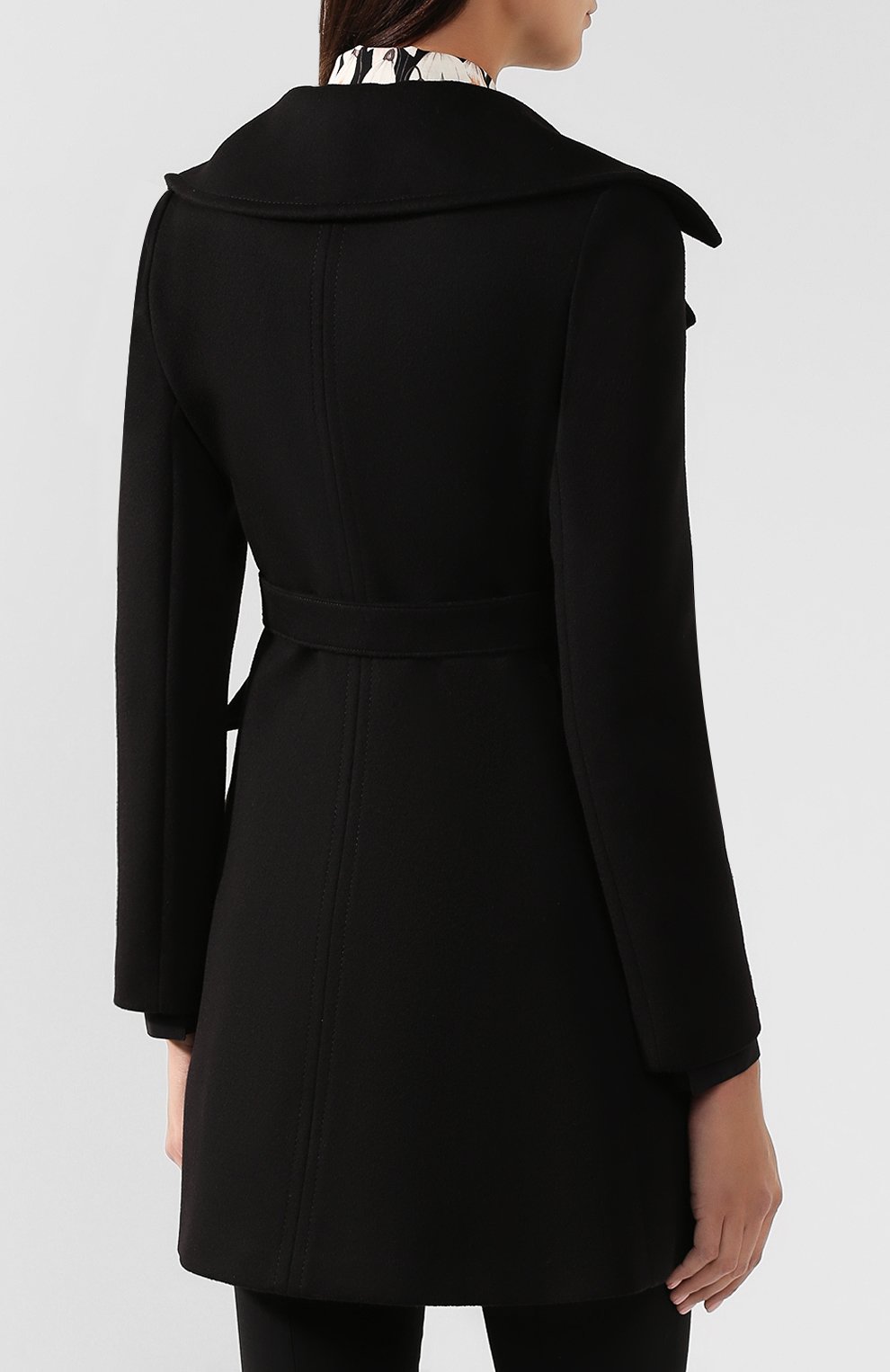 Пальто из смеси шерсти и кашемира VALENTINO, арт. SB3CA3R515E, фото 4