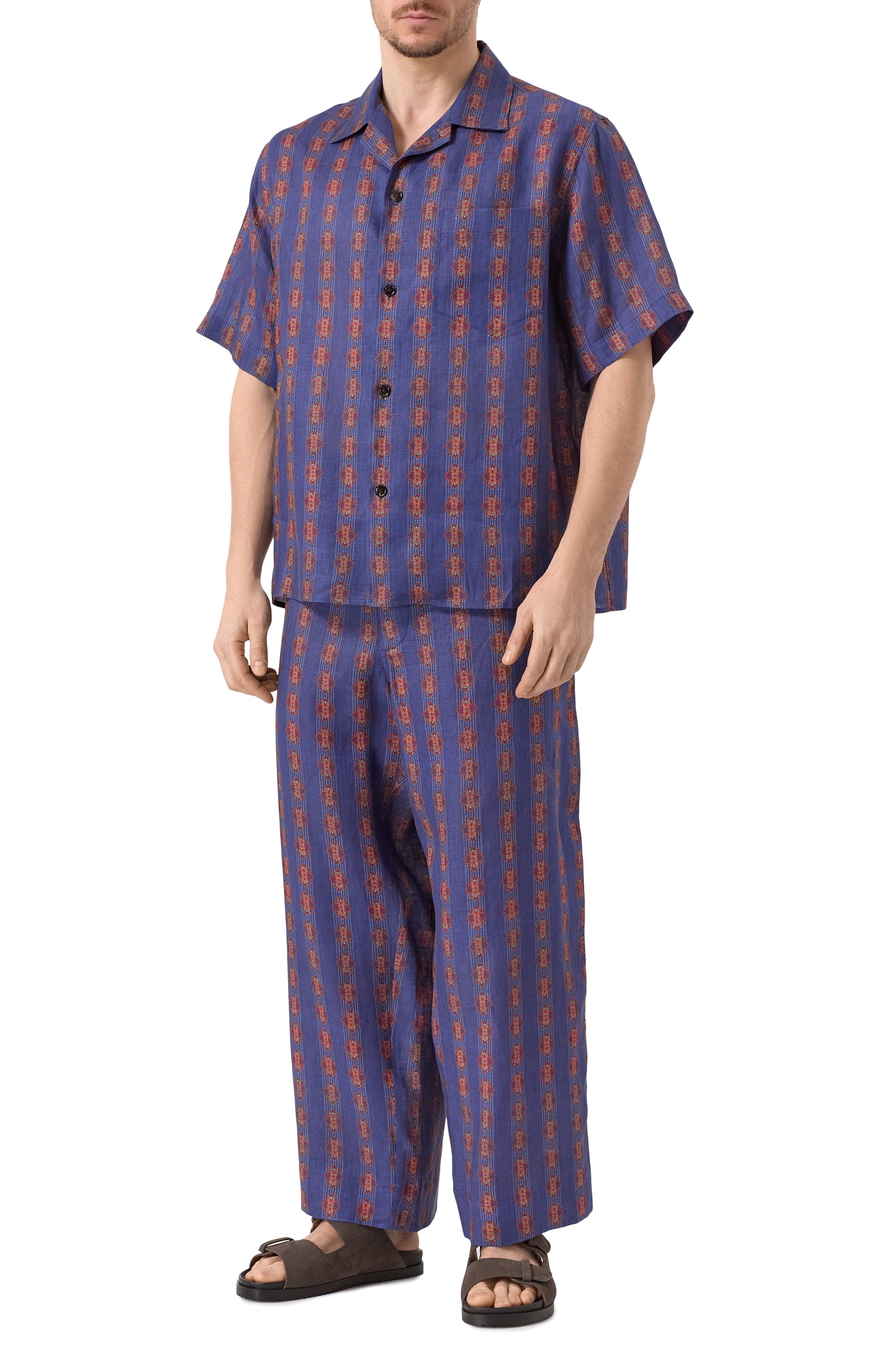 Льняная рубашка VALENTINO, арт. 6V3AA111AN0, фото 2