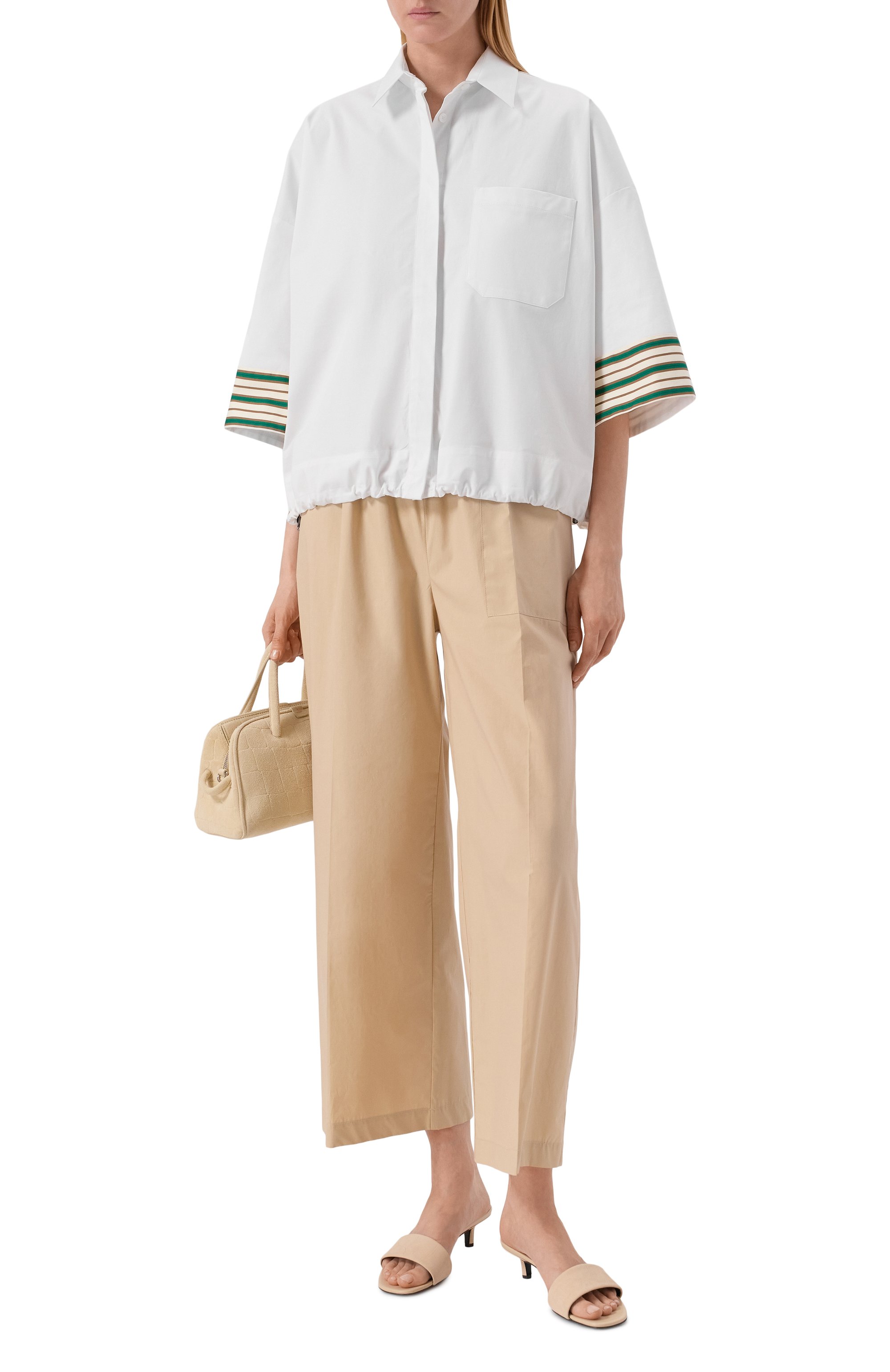 Хлопковая рубашка LORENA ANTONIAZZI, арт. E2634CA04B/4818, фото 2