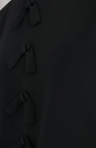 Шелковое платье GIORGIO ARMANI черного цвета по цене 342000 руб., арт. 0WHVA061/T01UW, фото 5 Шелковое платье GIORGIO ARMANI, арт. 0WHVA061/T01UW, фото 5
