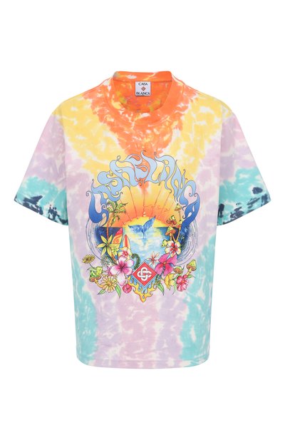 Женская хлопковая футболка CASABLANCA, арт. WS25-JTS-046-04