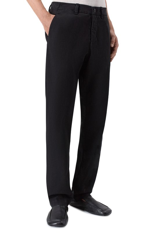 Хлопковые брюки Transit CFUTRCA100 Чёрный  CFUTRCA100 Фото 3