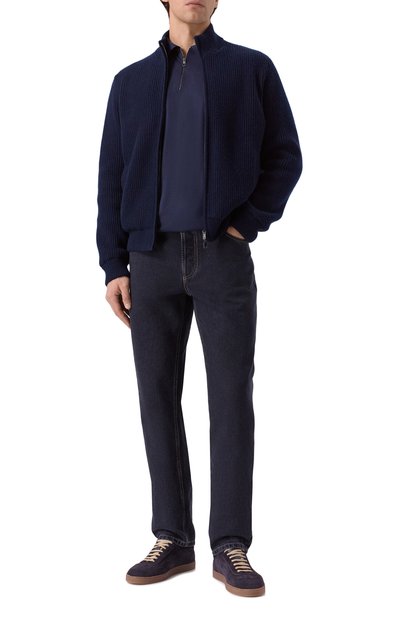 Поло из лиоцелла и хлопка GIORGIO ARMANI, арт. 3DSF53/SJCBZ, фото 2