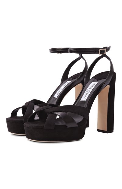 Женские замшевые босоножки kove 120 JIMMY CHOO, арт. K0VE120DZY