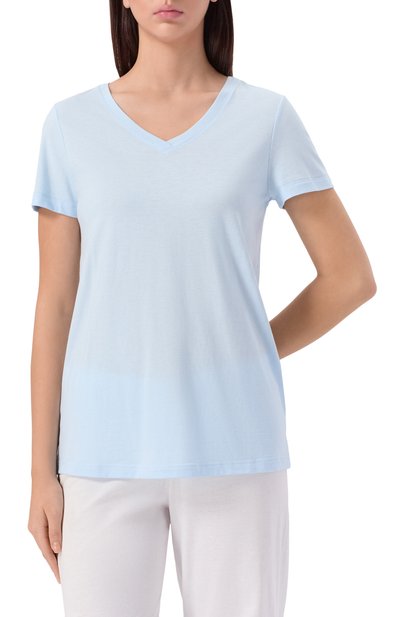 Хлопковая футболка HANRO, арт. 074842, фото 3