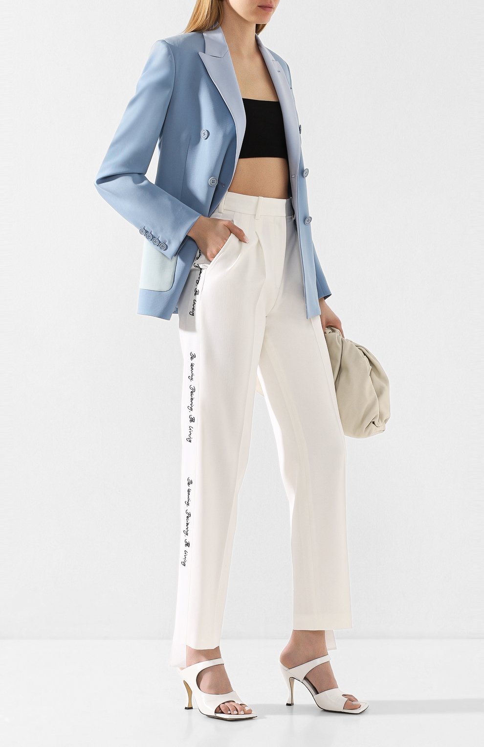 Шерстяные брюки STELLA MCCARTNEY, арт. 600500/SFB18, фото 2