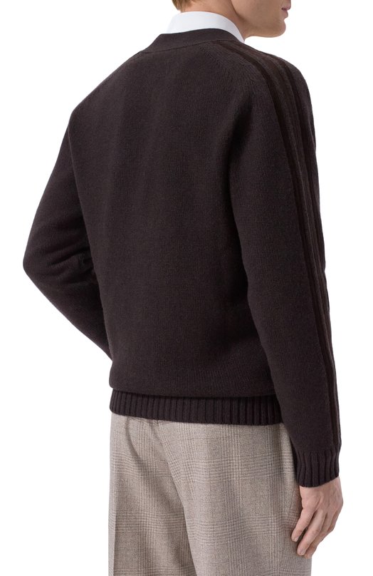 Кашемировый кардиган MVST M25.1MM.K014/K003 Коричневый  M25.1MM.K014/K003 Фото 4