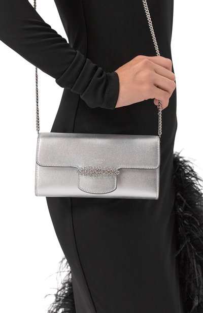 Женский клатч bing JIMMY CHOO, арт. BING WALLET/CHAIN/AZJ