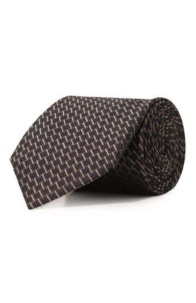 Мужской шелковый галстук CANALI, арт. 18/HJ04065