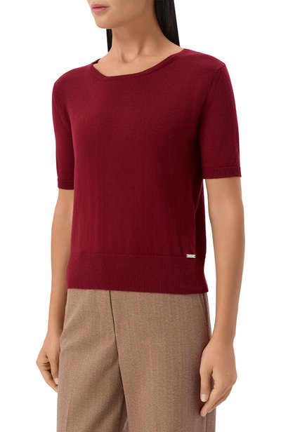 Кашемировый пуловер KITON бордового цвета по цене 159500 руб., арт. D62747, фото 3 Кашемировый пуловер KITON, арт. D62747, фото 3