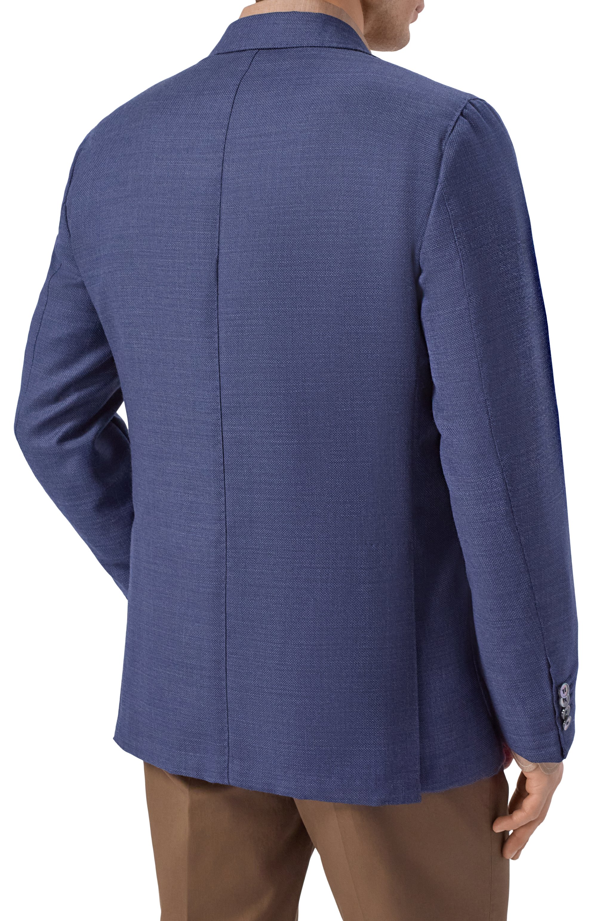 Шерстяной пиджак ANDREA CAMPAGNA, арт. SALINA C0N SPALLINA BASSA/T26123, фото 4