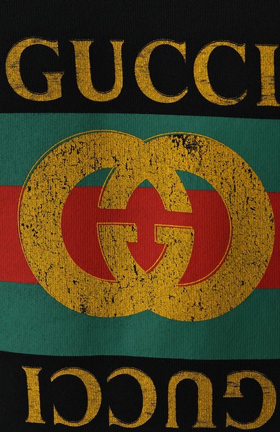 Хлопковый свитшот с логотипом бренда GUCCI, арт. 454569/X5J57, фото 5