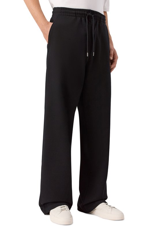 Хлопковые брюки Dries Van Noten 021156-2611-900 Чёрный  021156-2611-900 Фото 3