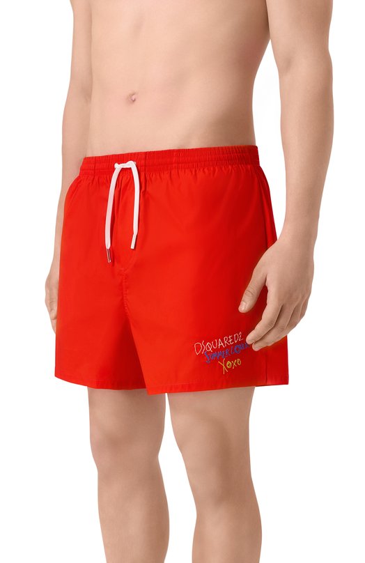 Плавки-шорты Dsquared2 D7B62632 Красный  D7B62632 Фото 2