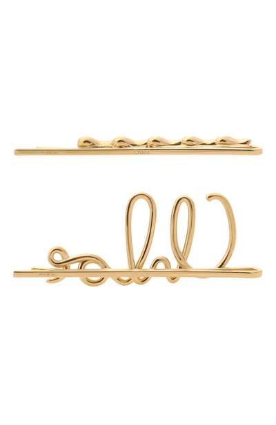 Комплект из двух заколок для волос CHLOÉ, арт. CHC24WFT43CB79DCTU, фото 2