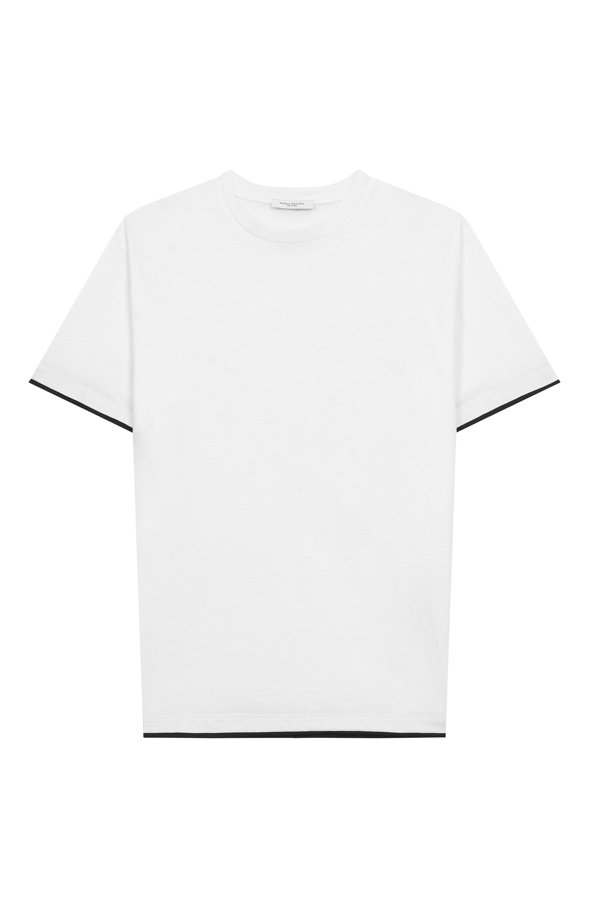 Футболка из хлопка и вискозы PAOLO PECORA MILANO, арт. PP3912/14A-16A, фото 1