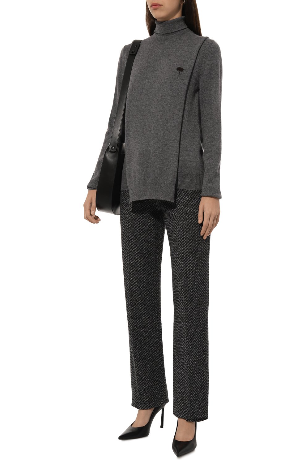 Шерстяные брюки EMPORIO ARMANI, арт. EW000162/TE10517, фото 2