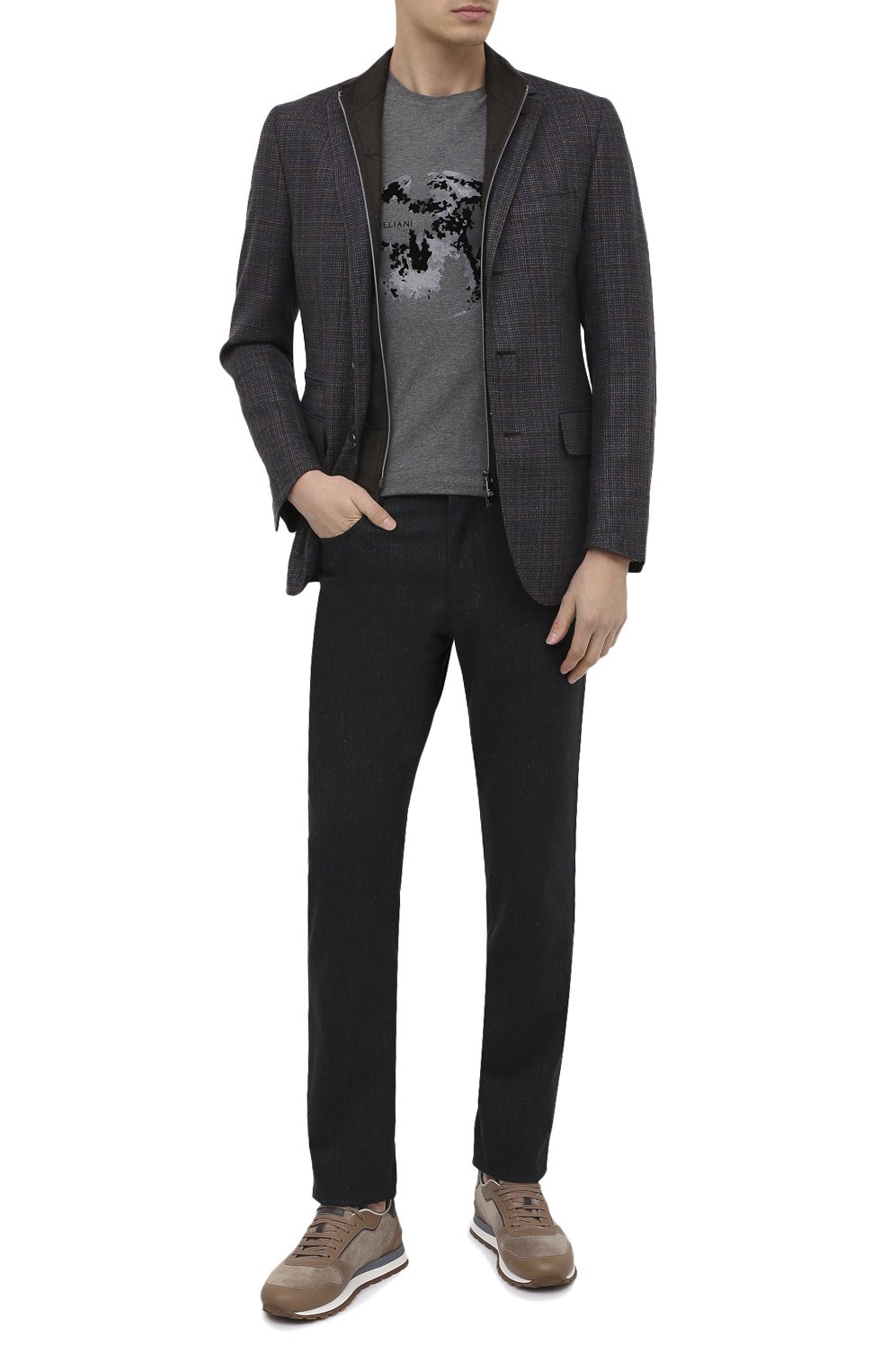 Шерстяной пиджак CORNELIANI, арт. 866557-0816211/80, фото 2