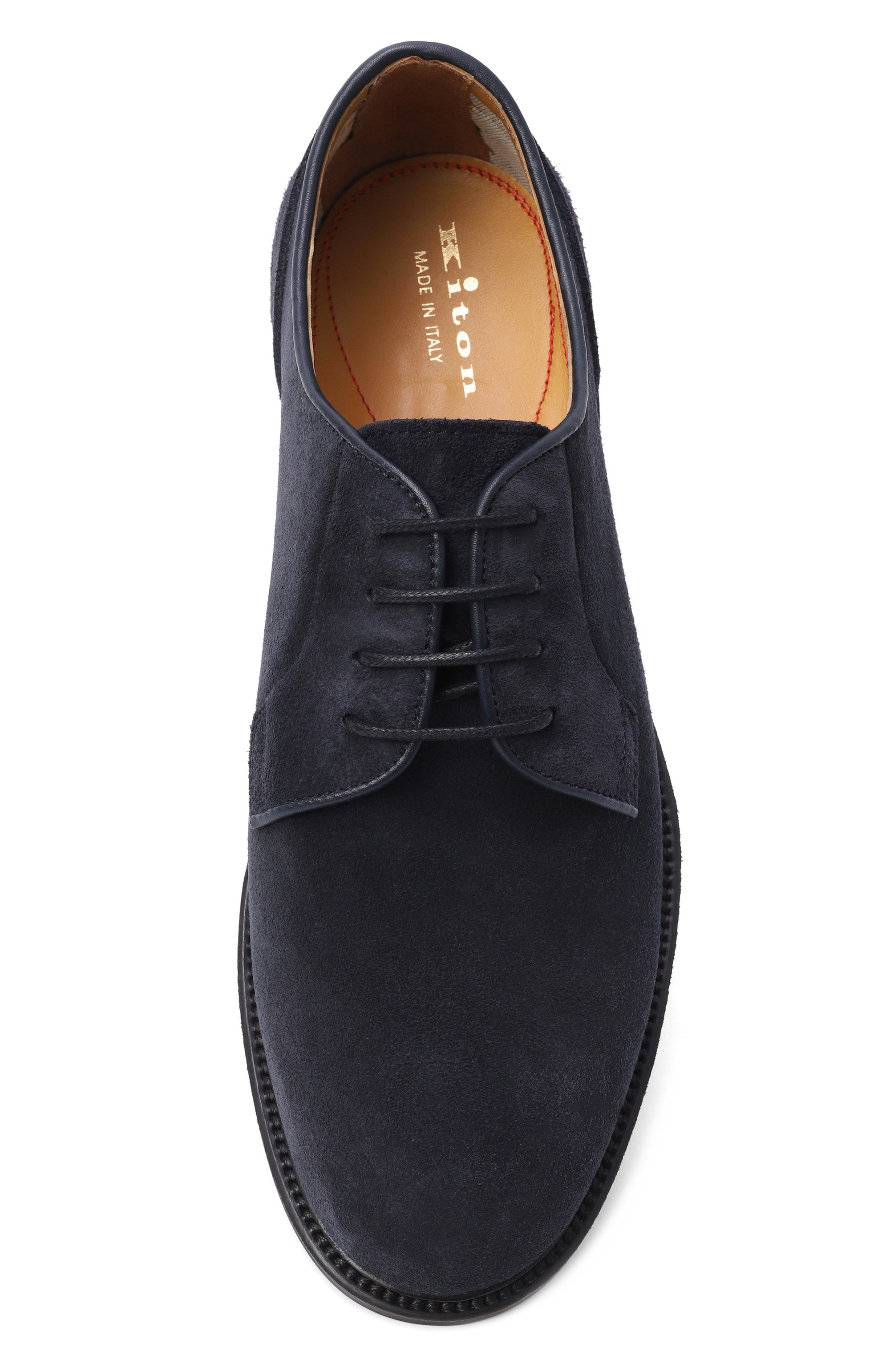 Замшевые дерби KITON, арт. USSA262N0010801, фото 6