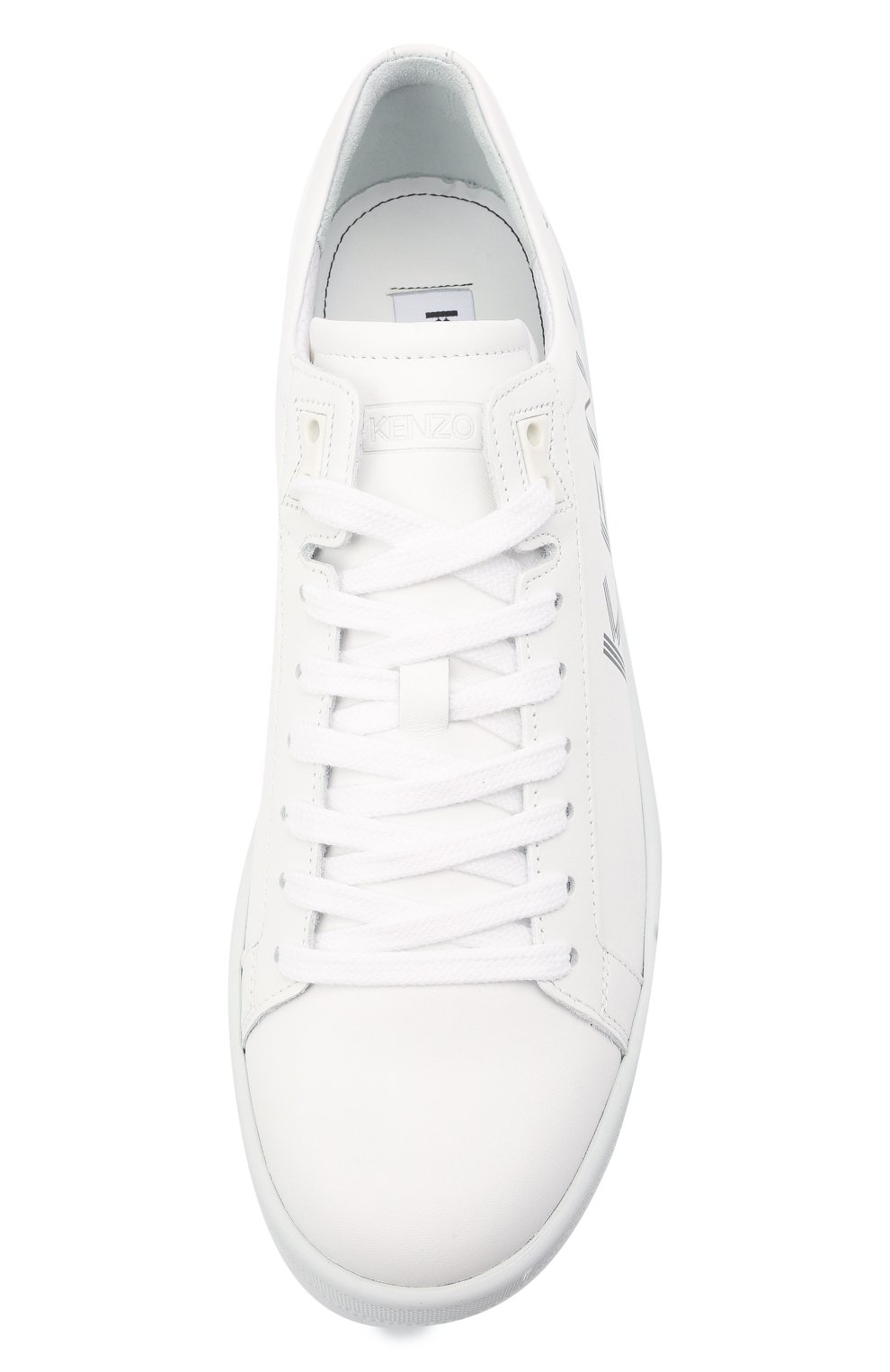 Кожаные кеды KENZO белого цвета по цене 32450 руб., арт. FB55SN129L71, фото 5 Кожаные кеды KENZO, арт. FB55SN129L71, фото 5