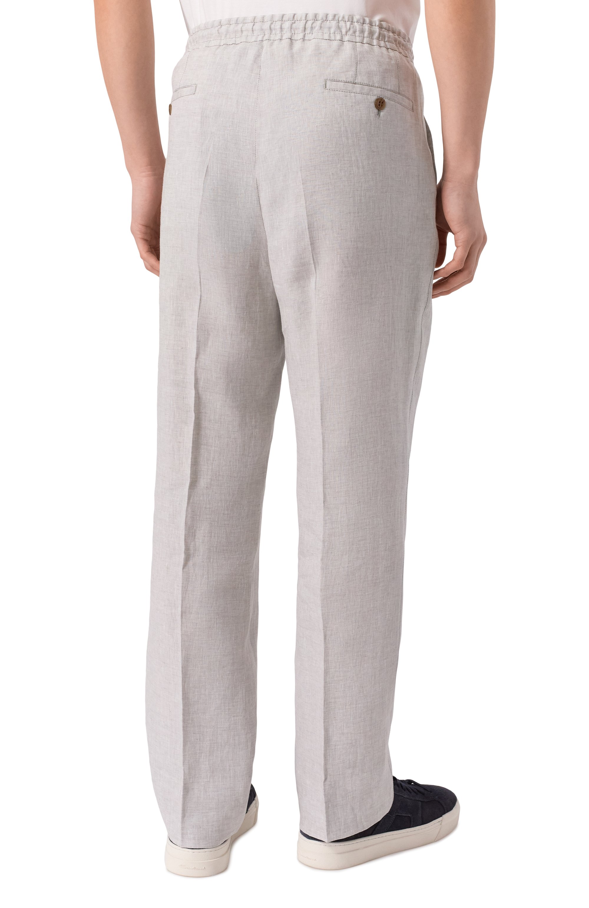 Льняные брюки CORNELIANI, арт. 274L27/2714159, фото 4