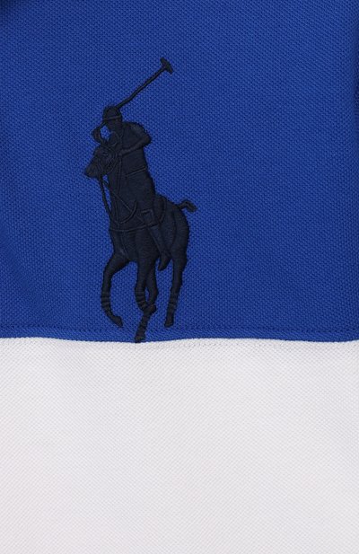 Хлопковое поло POLO RALPH LAUREN разноцветного цвета по цене 9470 руб., арт. 322738506, фото 3 Хлопковое поло POLO RALPH LAUREN, арт. 322738506, фото 3