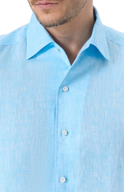 Льняная рубашка MVST M0RBIDA/R0BERT0/R0UND/F3411308-LINEN Зелёный  M0RBIDA/R0BERT0/R0UND/F3411308-LINEN Фото 5