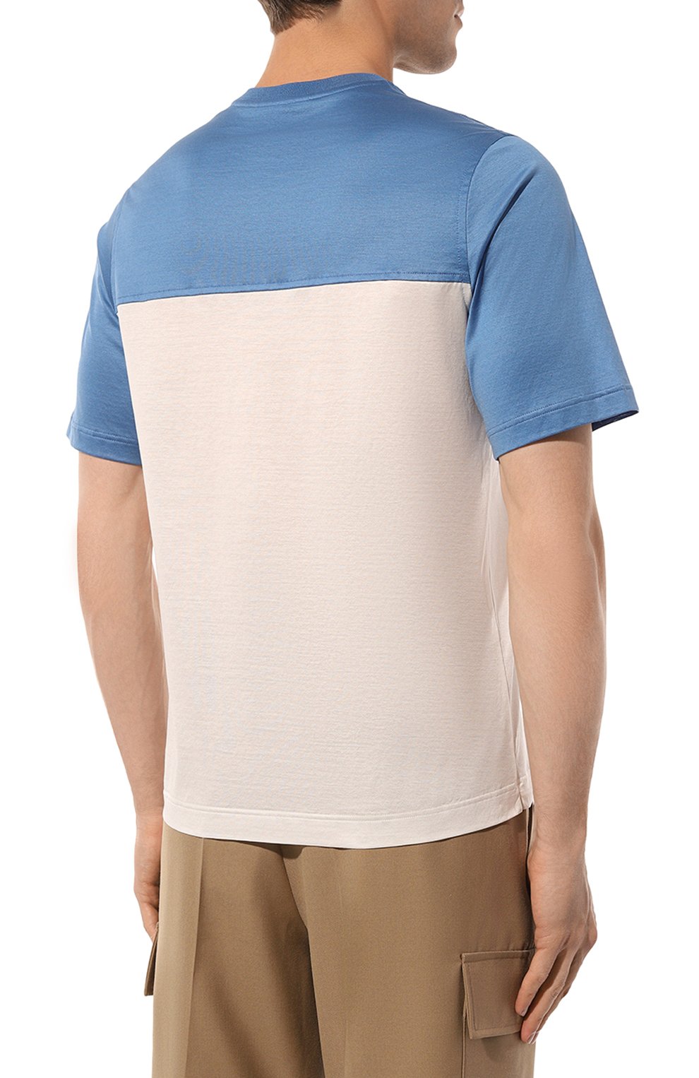 Хлопковая футболка ZILLI, арт. TSR02NM0110VZL0T1M, фото 4