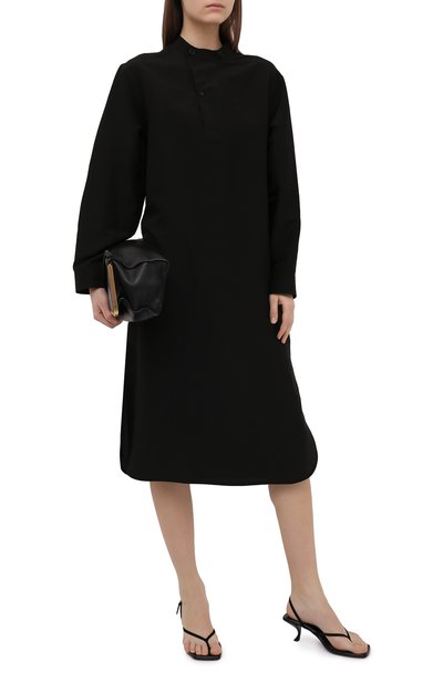 Хлопковое платье JIL SANDER, арт. JPPS500005-WS252600, фото 2