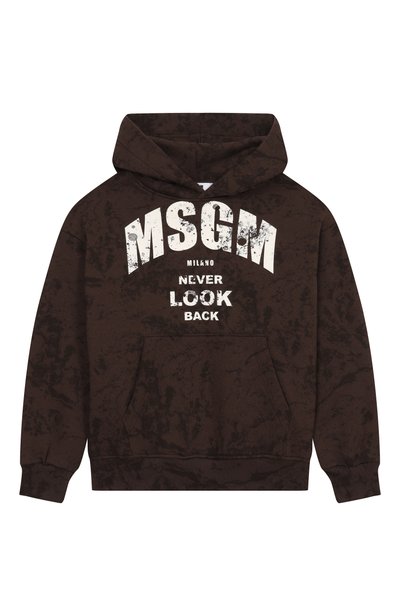 Хлопковое худи MSGM KIDS, арт. F6MSJBHS318