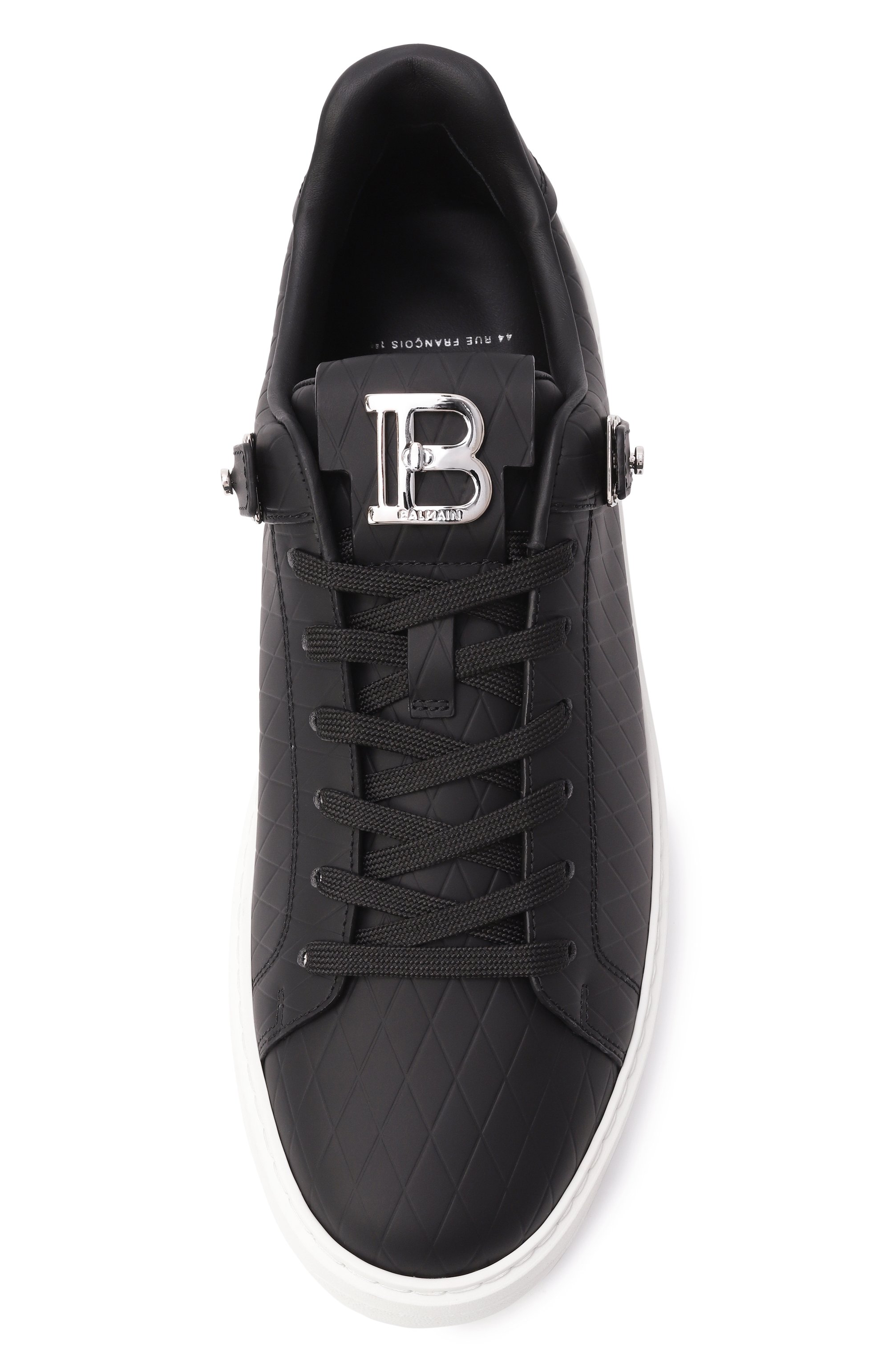 Кожаные кеды b-court b-buzz BALMAIN, арт. EM1VI370/LCGD, фото 6